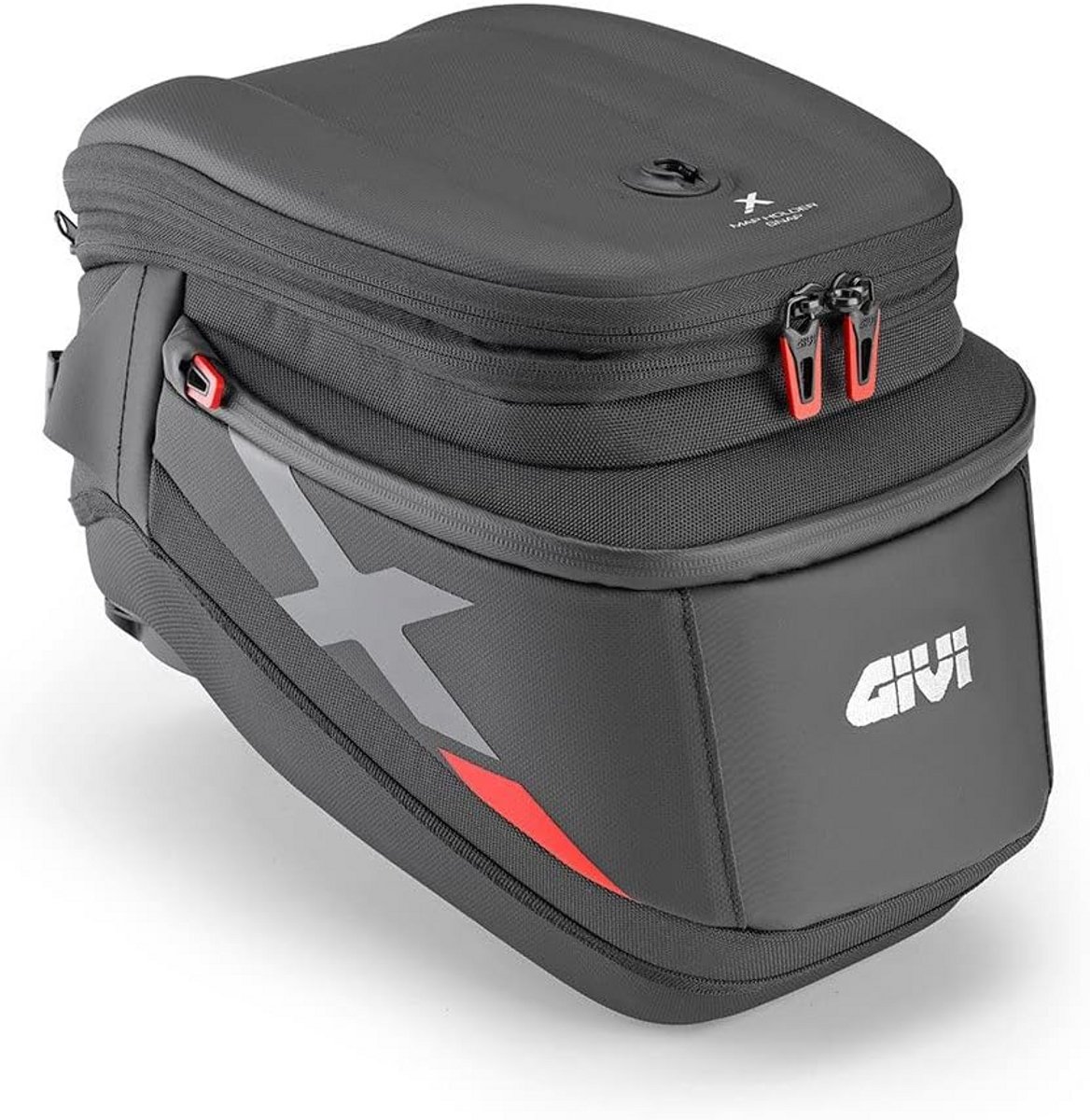 Motorfiets Tanktas - Reistas Motor - Motorrijden - Uittrekbaar 15-20L - 28x27x43cm - Zwart