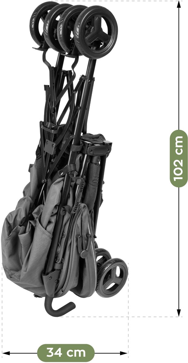 Tulano Davos 35 kinderwagen - Licht & compact - Verstelbare - afbeelding 2