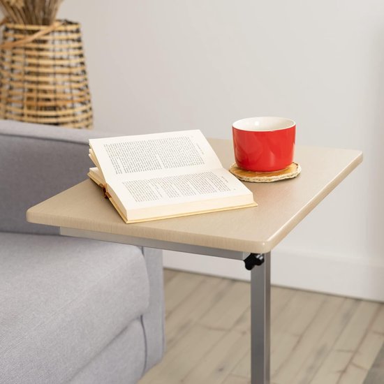 Bedtafeltje met Wielen - Bedleestafel - Laptoptafel voor op Bed - Laptopmeubel — afbeelding 2