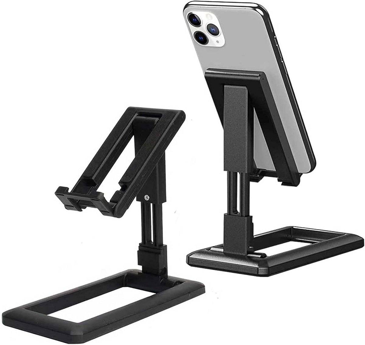 Verstelbare Telefoonhouder en Tabletstandaard - Antislip & Opvouwbaar