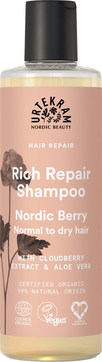 Urtekram Nordic Berry Shampoo Normaal tot Droog Haar 250 ml