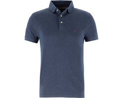 Tommy Hilfiger 1985 Slim Polo – heren poloshirt – blauw