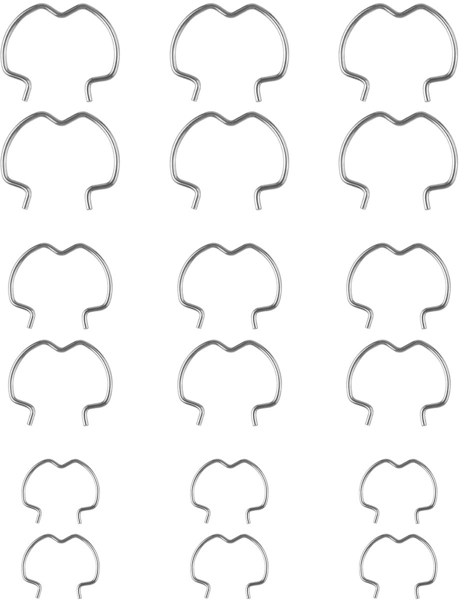 Quick Connector Clips - Inclusief 18 Stuks - 3 Verschillende Maten