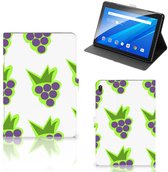 Étui Bookcase avec photo Étui Lenovo Tab E10 avec raisins standard