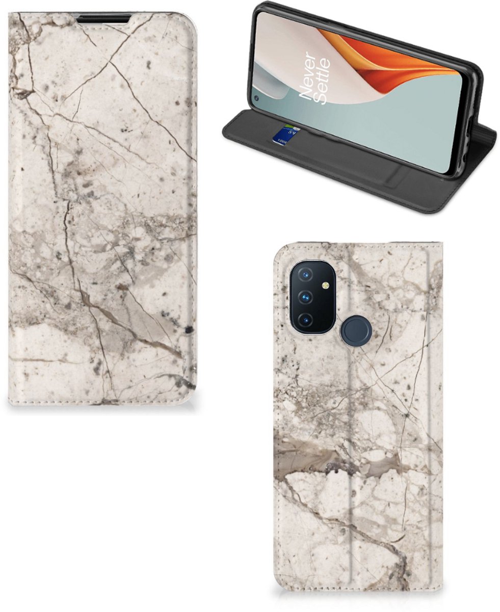 OnePlus Nord N100 Standcase Marmer Beige