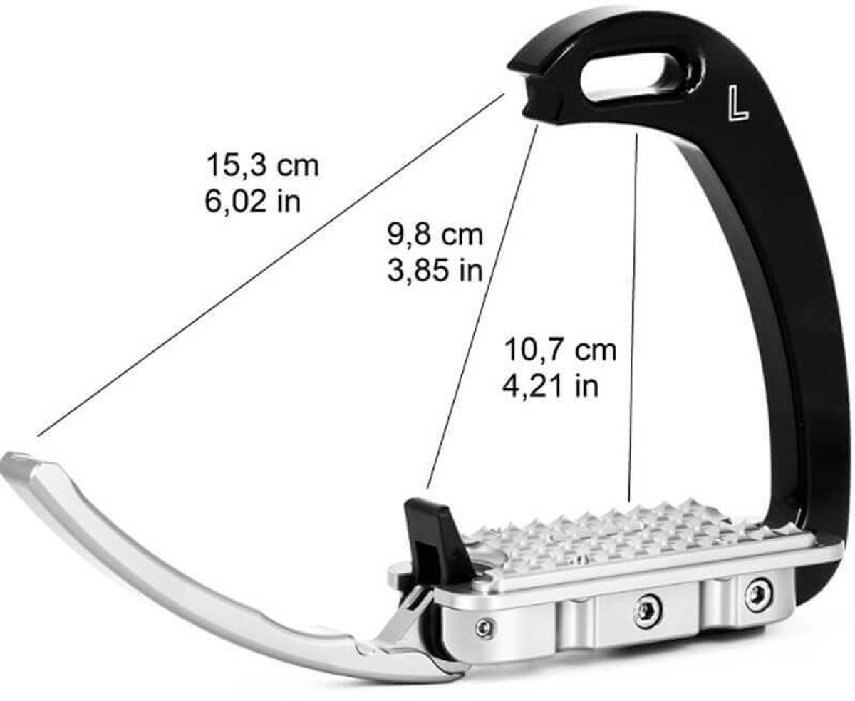 Tech Stirrups Venice Kinder Rosegoud - 11 cm