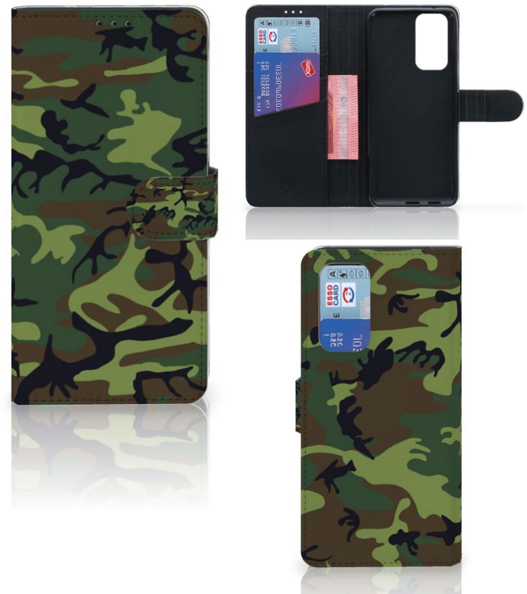 OnePlus 9 Pro Telefoon Hoesje Army Dark