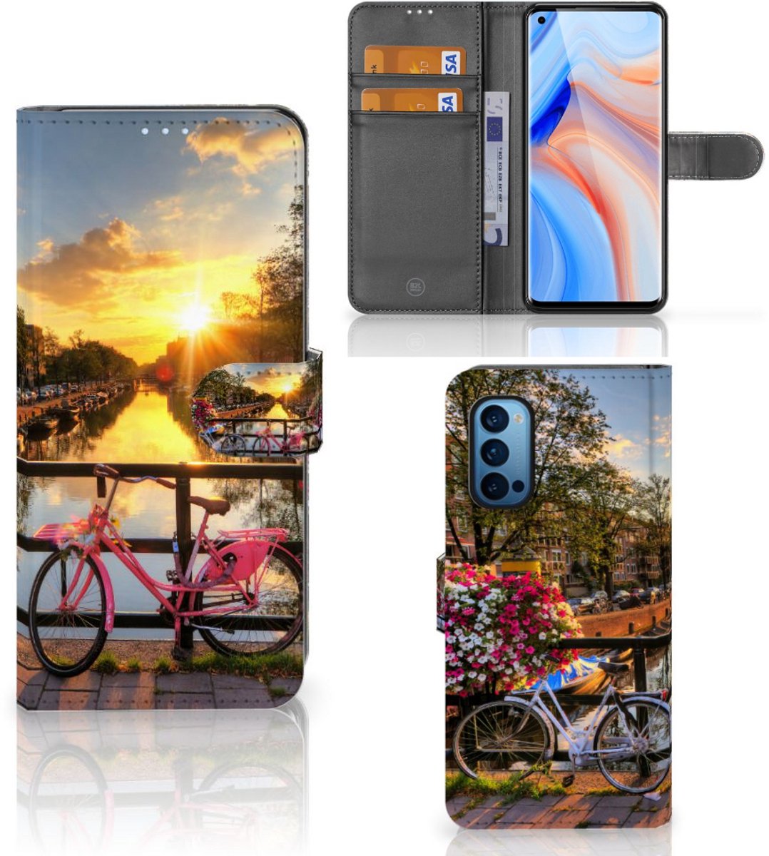 OPPO Reno 4 Pro 5G Flip Cover Amsterdamse Grachten