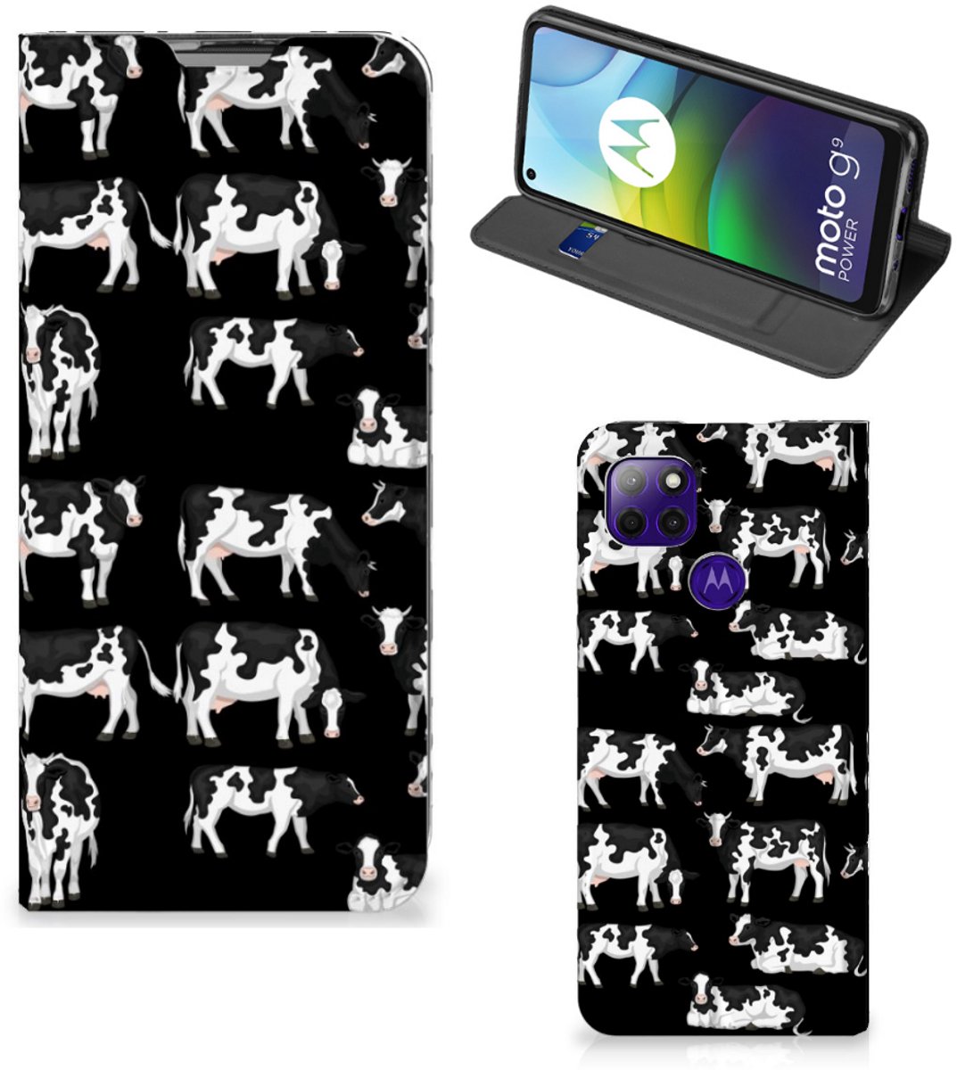 Motorola Moto G9 Power Hoesje maken Koetjes