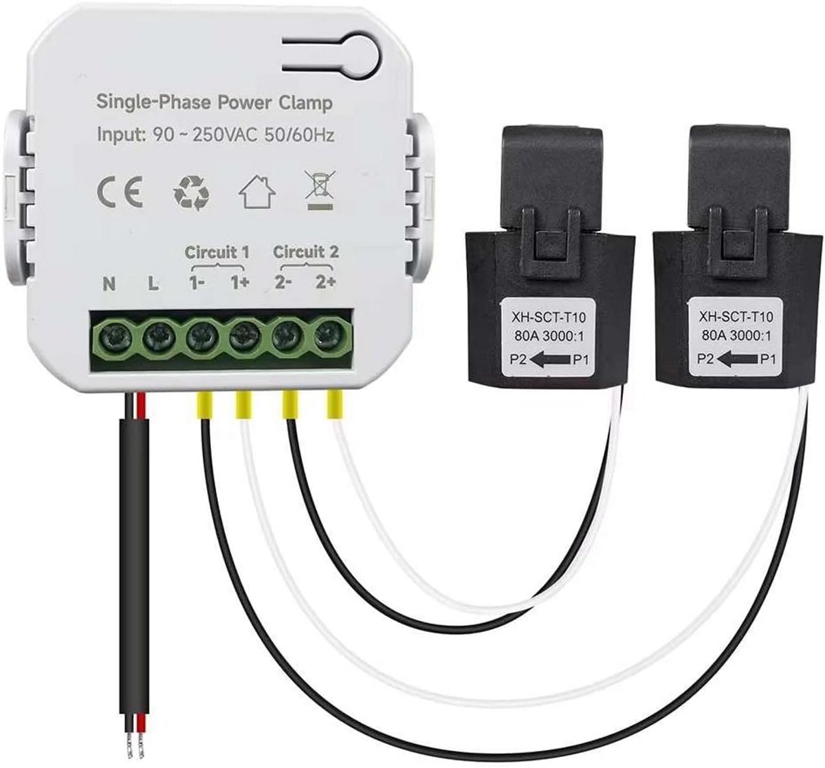 80A WIFI Energiemeter met Tuya voor Smart Life - Duurzaam en Slim