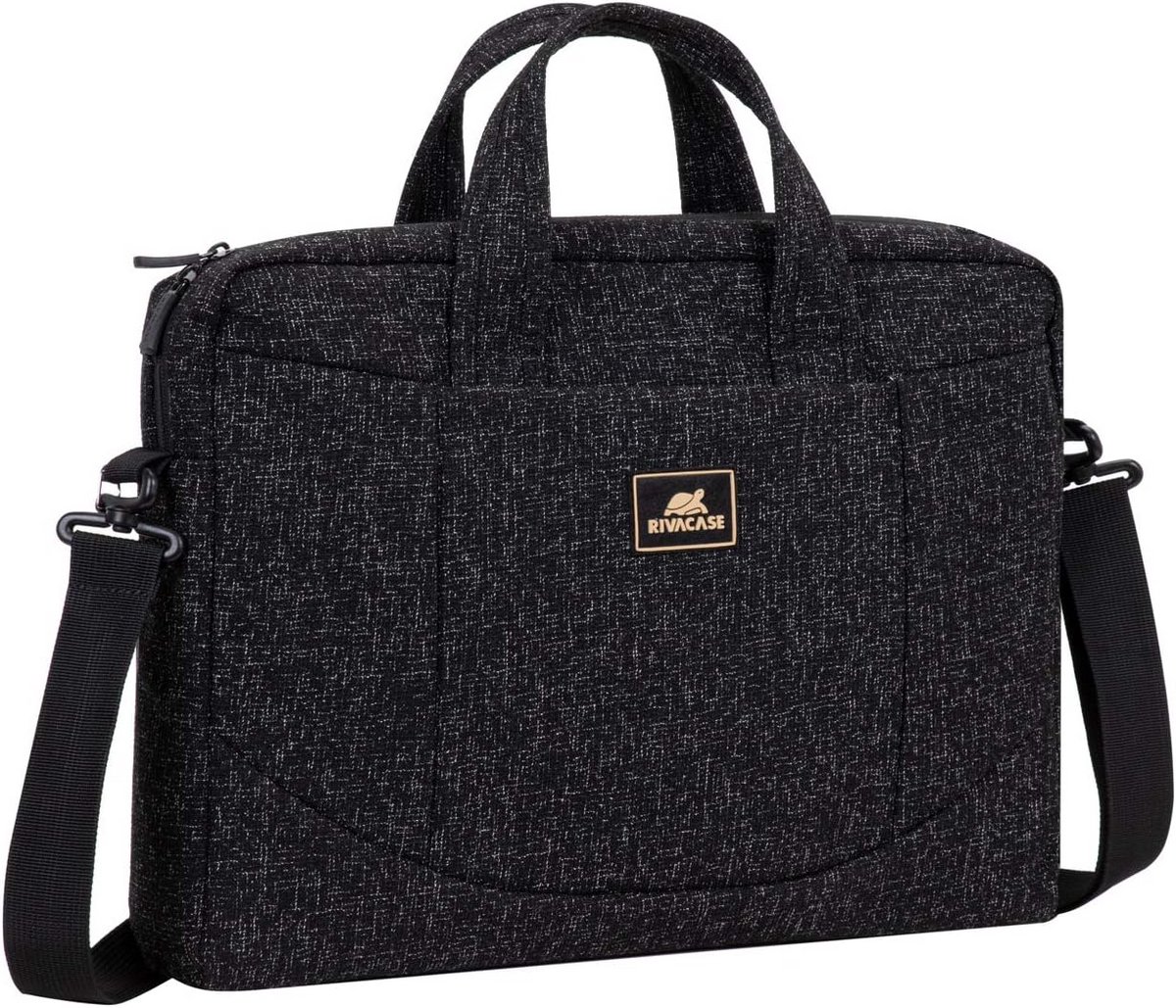 Zwarte Schoudertas voor Laptop 15.6 inch - Waterafstotend