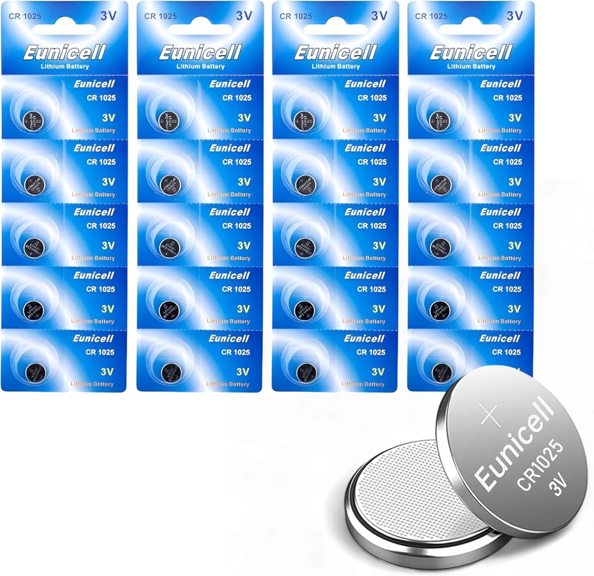 Knoopcelbatterijen 3 Volt - 20 Stuks
