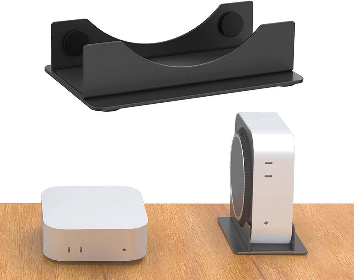 Verticale Standaard Houder voor Mac Mini M4 en M4 Pro Desktop Mount