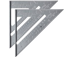 Speed Square en Houtbewerkingsgereedschap - 7 inch Carpentersquare voor Timmerwerk en Framing
