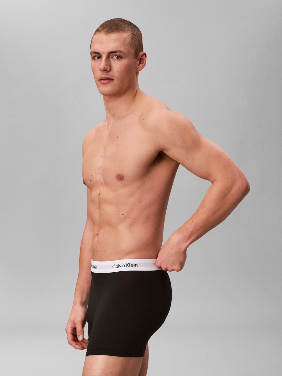 Trunks Heren Onderbroeken - 3-pack - Zwart van Calvin Klein — cadeau in Mode & Accessoires - foto 6