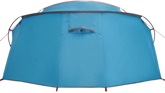 vidaXL - Tunneltent - voor - 4 - Personen - 4-persoons - Blauw - en - Grijs — afbeelding 4