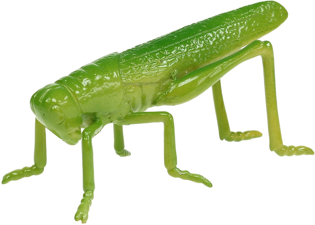 Sprinkhaan groen 11cm 1 stuk