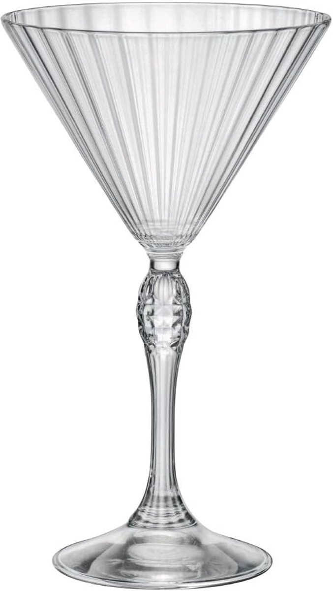 Set van 6 Martini Glazen 25cl - Perfect voor Feestjes en Gezelligheid