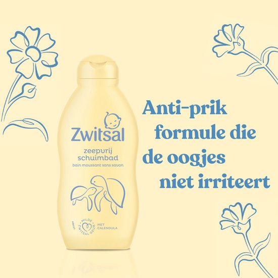 Zwitsal Zeepvrij Schuimbad 200 ml van Merkloos — afbeelding 3