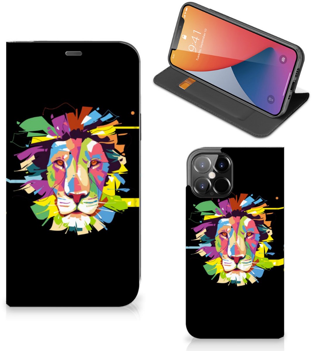 iPhone 12 Pro Max Magnet Case Lion Color
