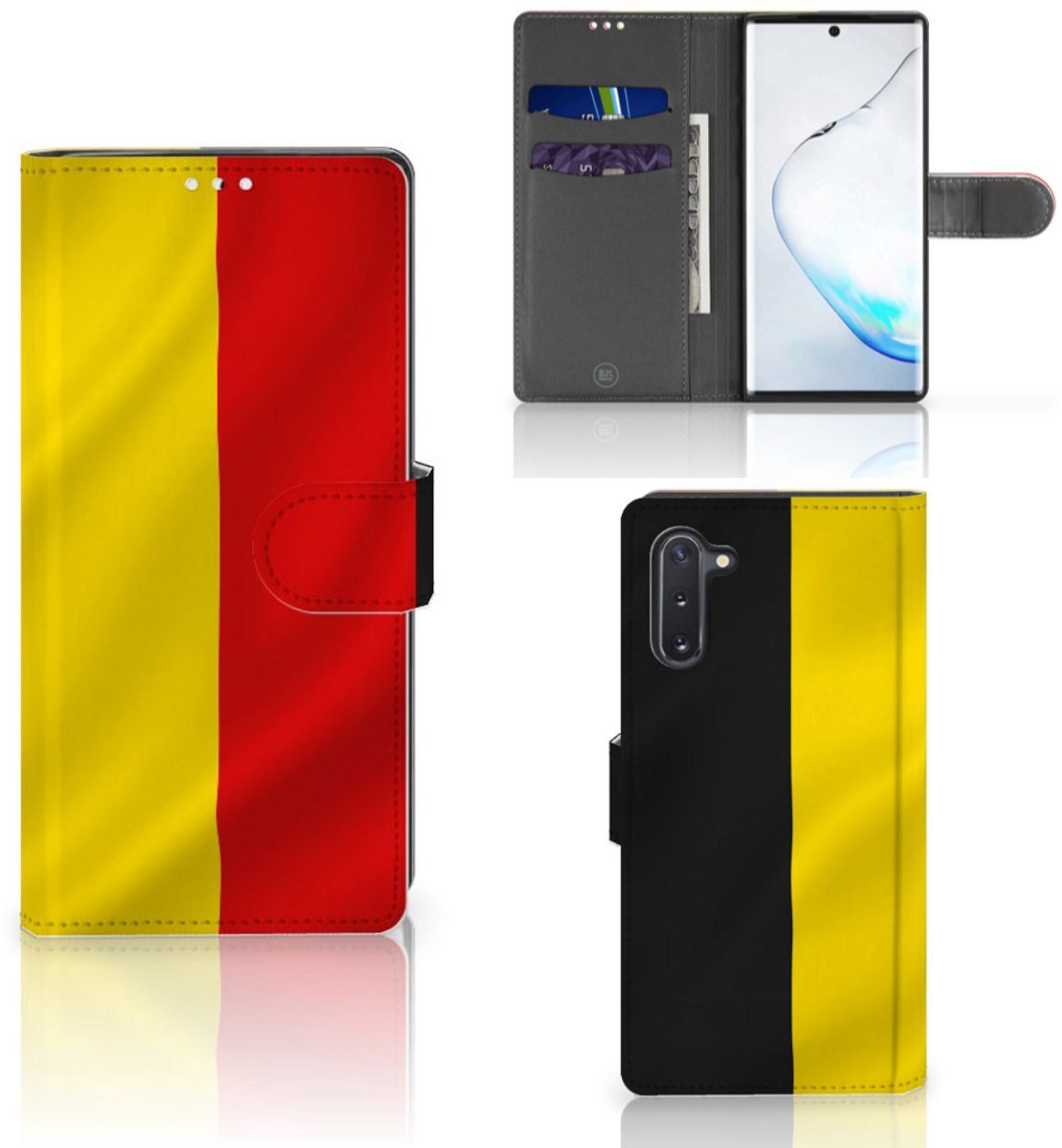Samsung Galaxy Note 10 Bookstyle Case Belgische Vlag