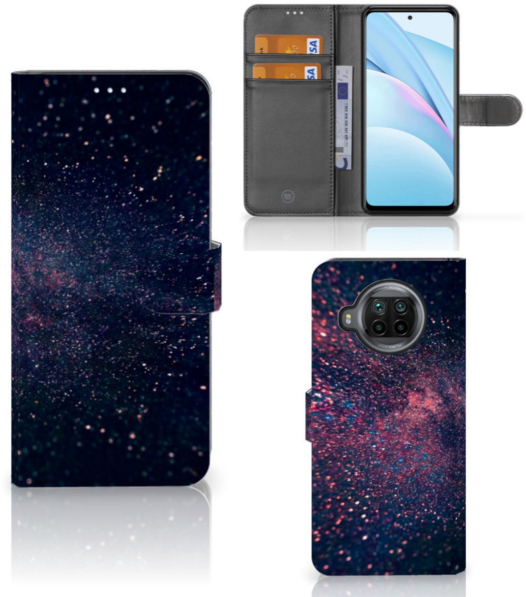 Xiaomi Mi 10T Lite Book Case Stars