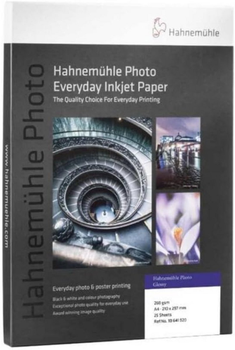 Fotopapier A3 260 g/m² Hoogglanzend Lichtwit voor Inkjet Afdrukken