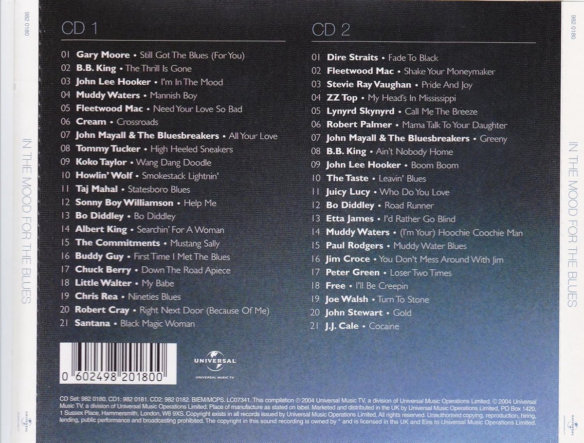 Blues Muziek Collectie - 2 Schijfjes