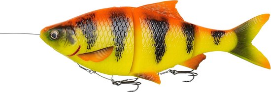 Rubberen vis voor snoekvissen – realistische 3D imitatie voorn — afbeelding 2
