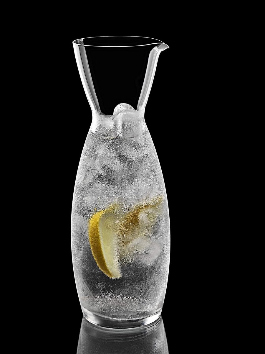 Glazen Kruk 1 L - High-Tech Crystal Glass, Vaatwasmachinebestendig