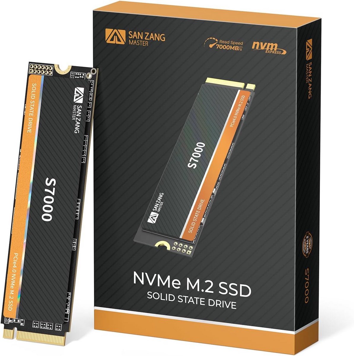1TB M.2 NVMe SSD tot 7000 MB/s lezen - Interne Gaming Schijf voor PS5 en Laptop