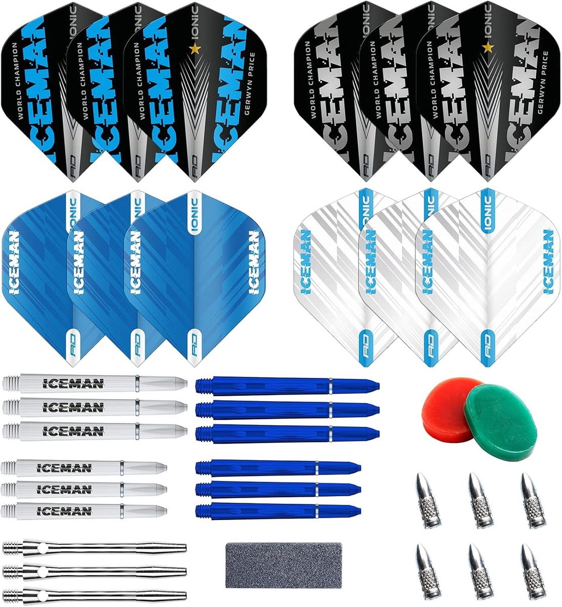 Dart Accessoire Set met Dartpijlen, Dartborden en accessoires
