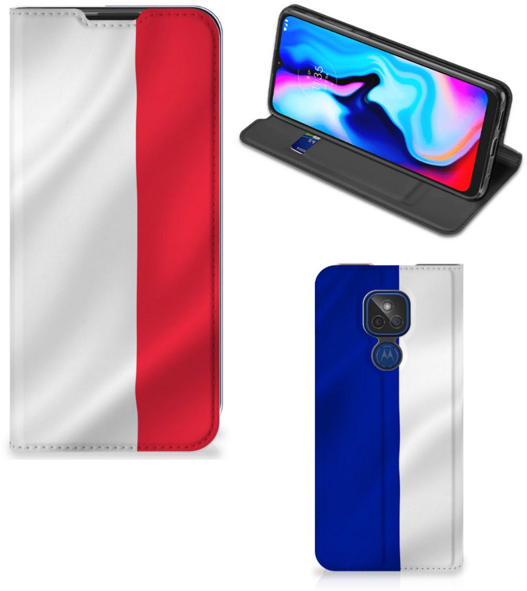 Motorola Moto G9 Play Standcase Frankrijk