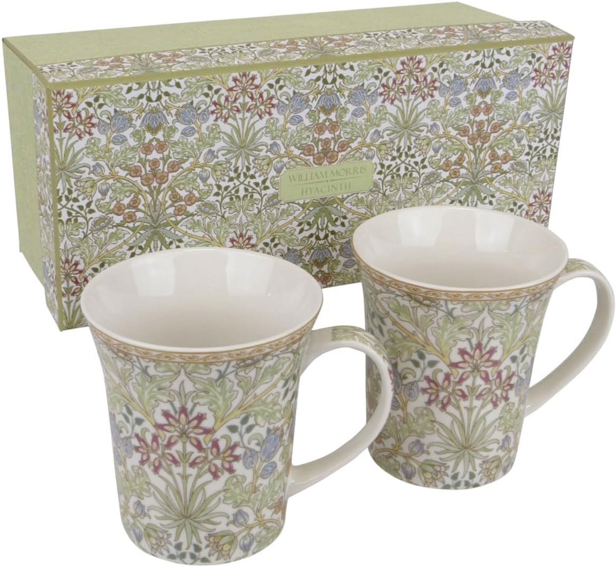 Elegante Fine China Mokken Set van 2 - Hyacint Design
