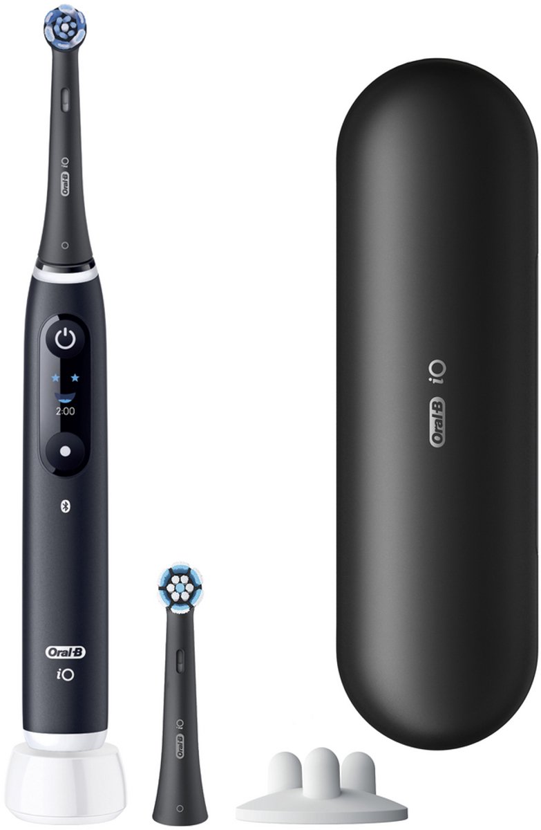 Oral-B iO 6S Elektrische Tandenborstel met Reisetui - Zwart - afbeelding 2