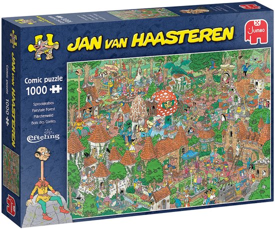 Jan van Haasteren - Efteling - Sprookjesbos - 1000 stukjes puzzel - Legpuzzel volwassenen