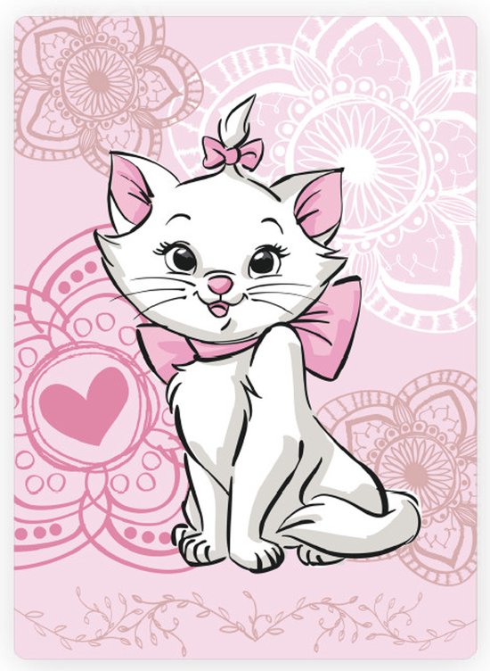 Disney Marie de kat fleece kleedje 100x140