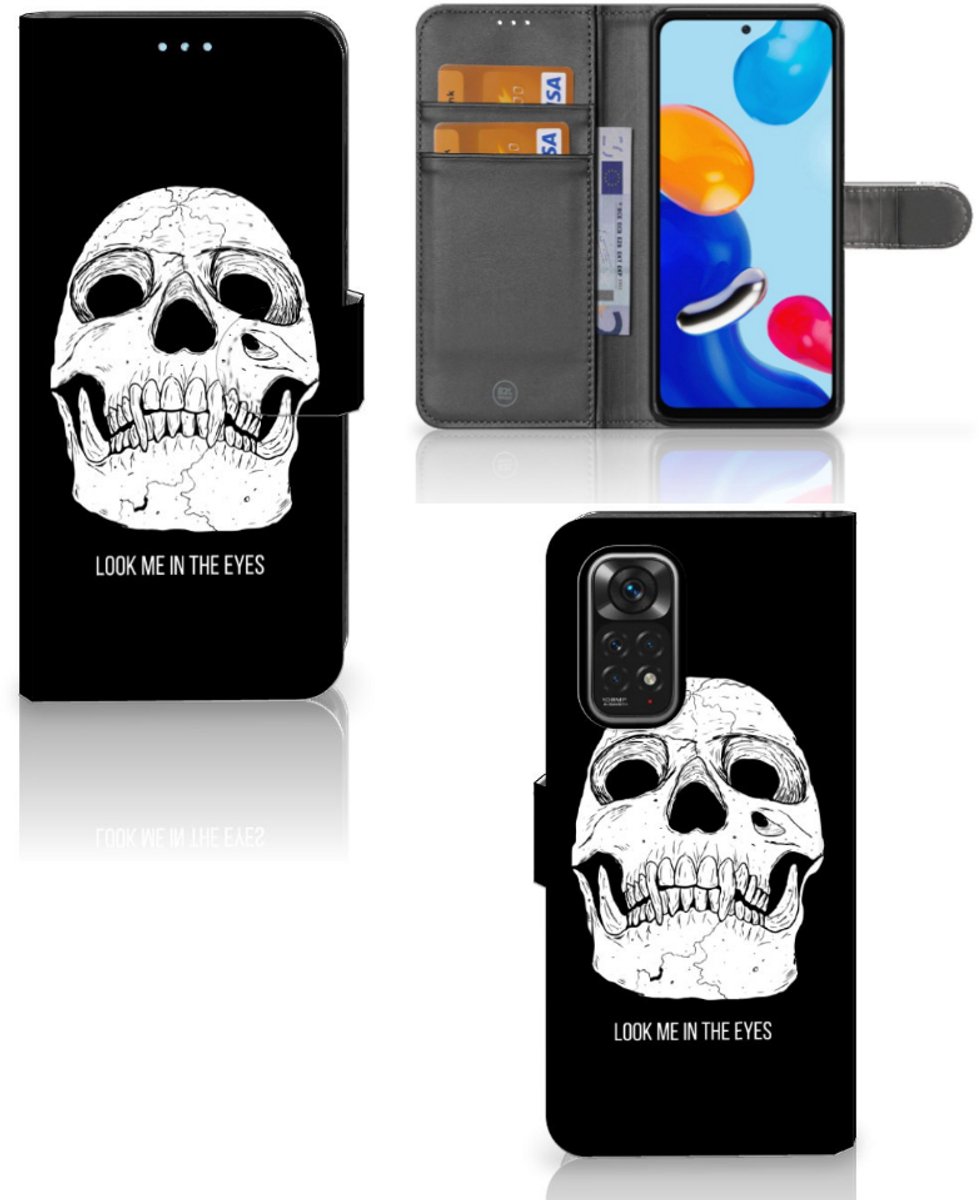 Telefoonhoesje met Naam Xiaomi Redmi Note 11/11S Skull Eyes