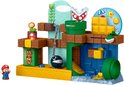 Fisher-Price Little People Mario's Adventure Playset met Mario, Piranha Plant, Chain Chomp en Goomba's.