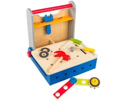 Colorbaby Opvouwbare Houten Gereedschapskist Spelen & Leren Veelkleurig Kinderen