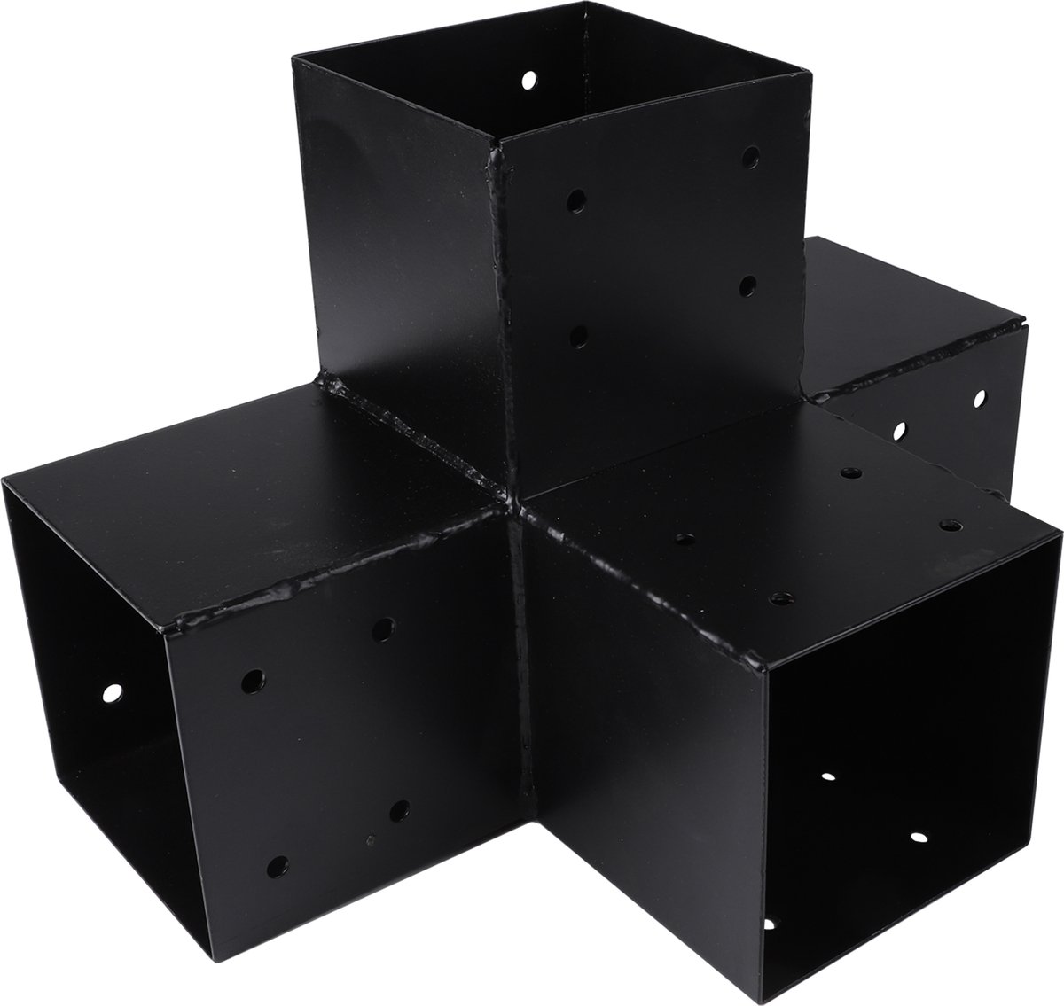 Starx paalverbinder - type-X - 12 x 12 cm - zwart