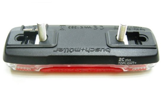 Busch & Muller LED achterlicht Toplight 2C 50/80mm bevestiging 6-12V DC E-BIKE / DYNAMO — afbeelding 5