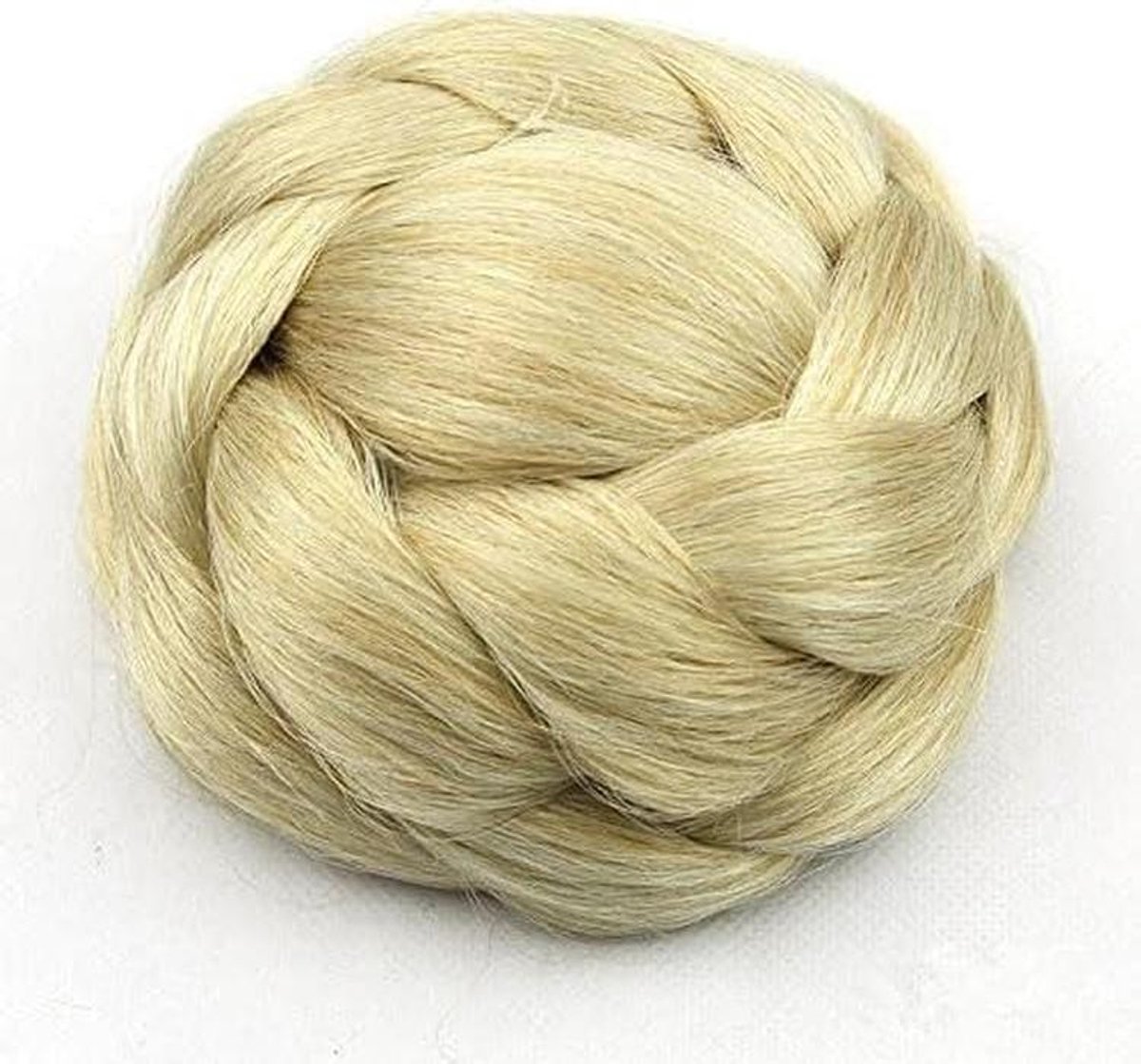 Gevlochten Haarknot Chignon Haarstuk Accessoire Scrunchie Grote Maat