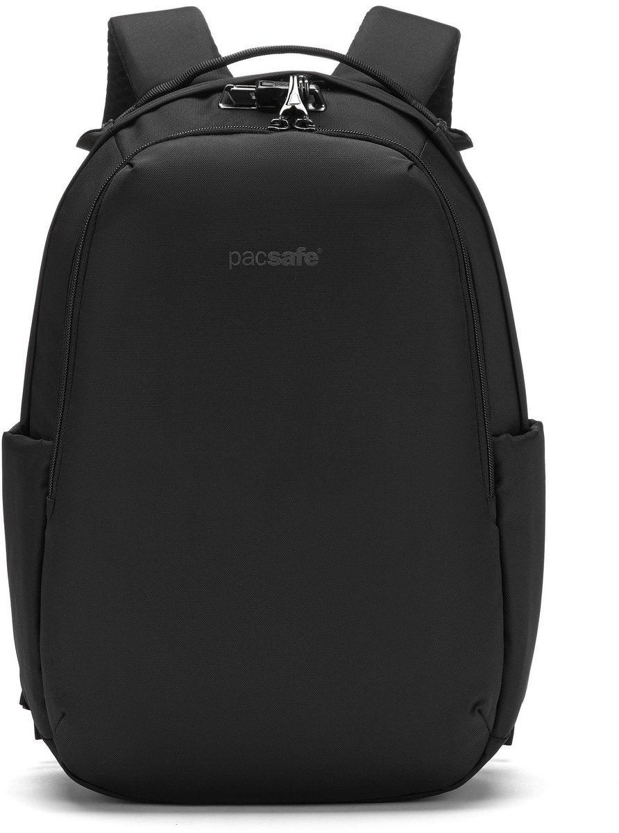 Pacsafe All-round Backpack - 16 L - Rugzak - RFID-blokkerend - Verstelbare Schouderbanden - Snijbestendige Rugtas - Schoudertas - Zwart