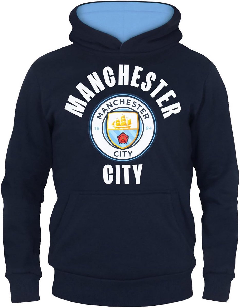 Jongens Fleece Hoodie met Voetbalclub Logo - Officiële Fan Kleding
