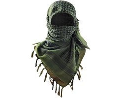 Arabische Shemagh Sjaal – Keffiyeh / Kafiya – Arafat PLO Stijl – Woestijn Sjaal – Unisex - Groen