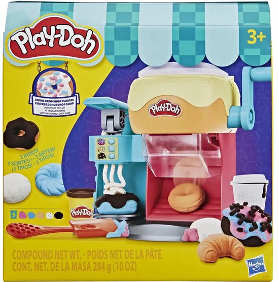 Play-Doh Donutshop-speelset, keukenspeelgoed, knutselen voor kinderen van 3+