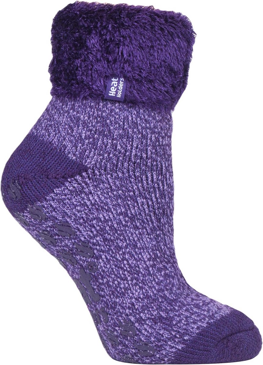 Dames Thermo Antislip Sokken Winter - Warme Huissokken met Grip