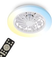 BRILONER - Plafond ventilator LED met verlichting, afstandsbediening