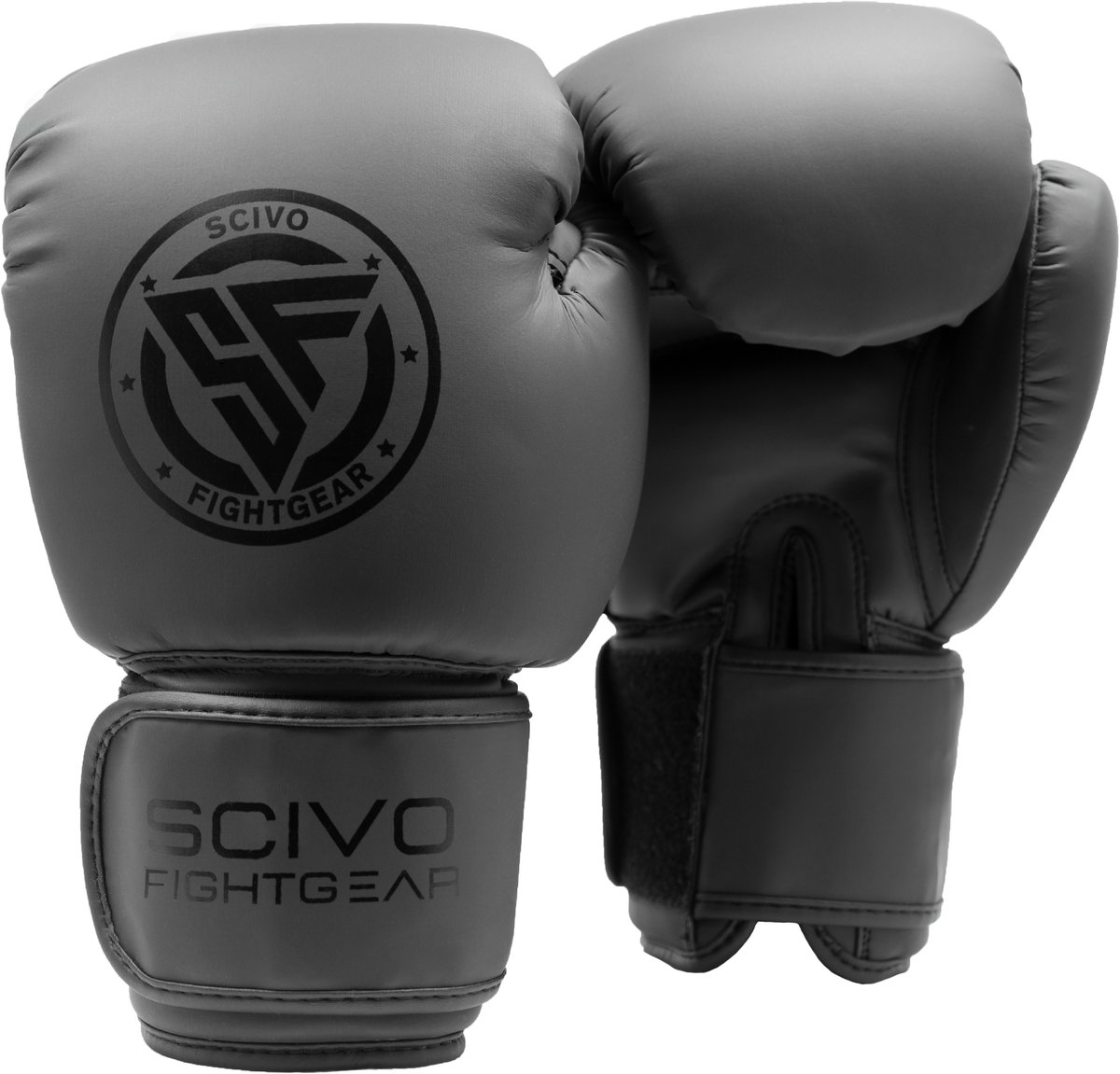 Stealth Kickboxing Gloves PU Black/Black KIDS (8OZ)
